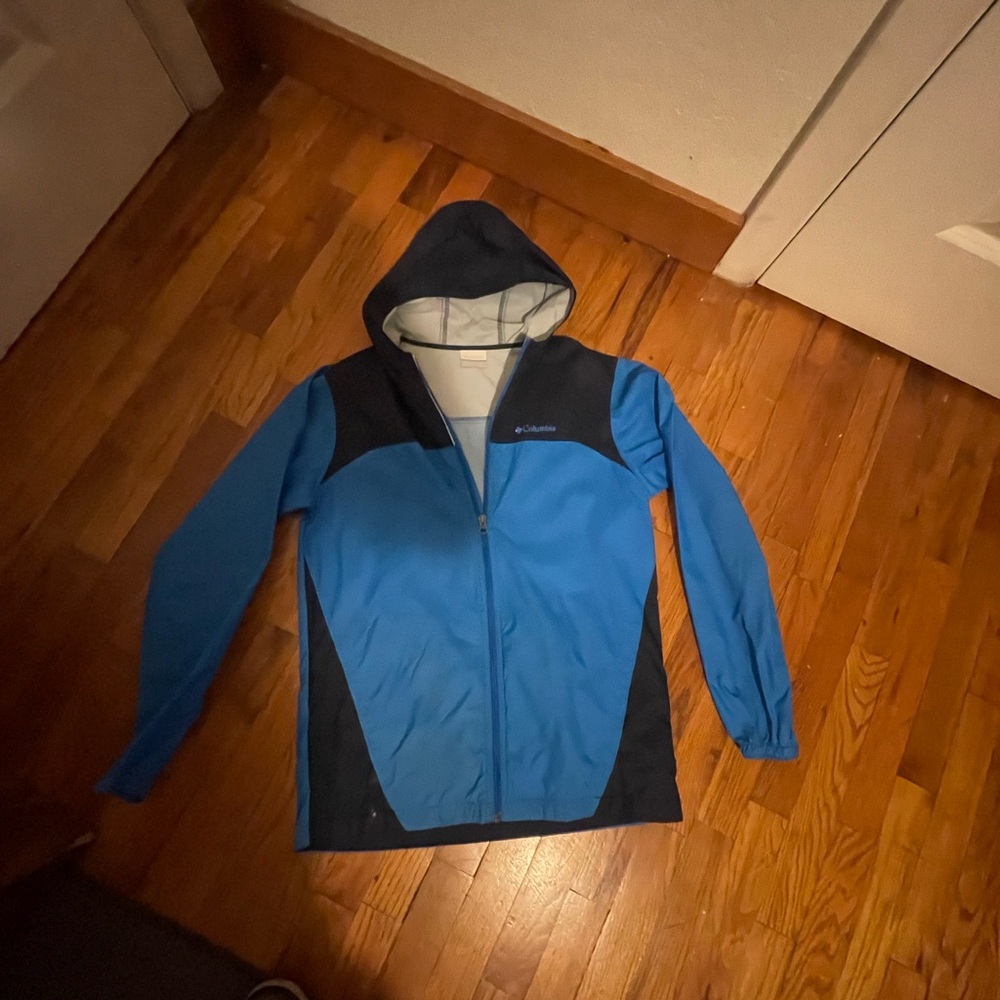 Columbia Men's Blue and Black Windbreaker